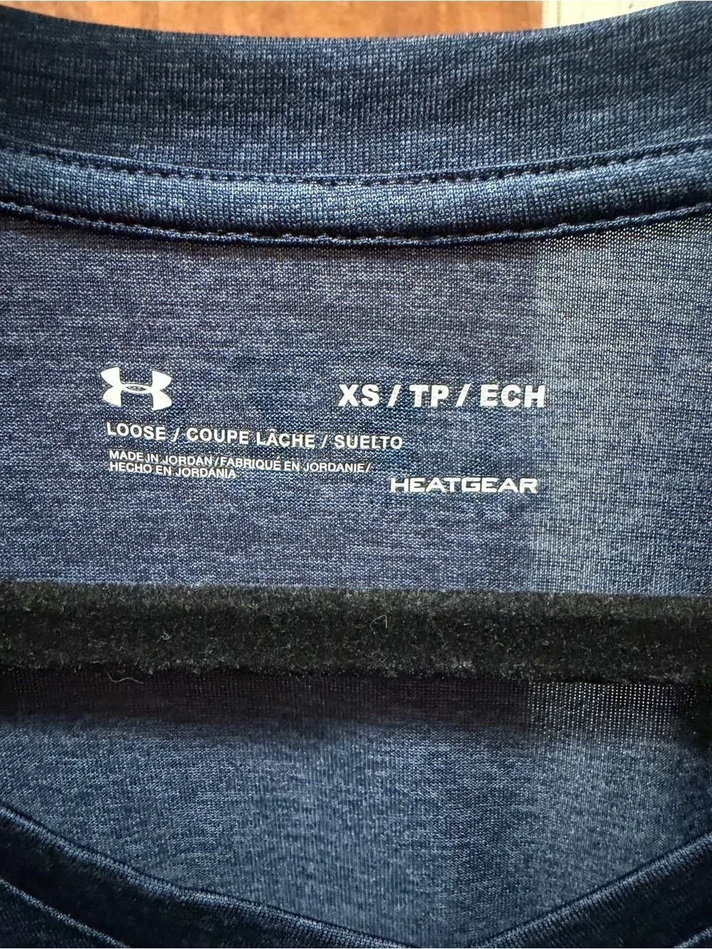 Under Armour Women's V-Neck Tech Tee in Navy Heather